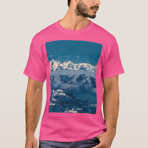 Camiseta Gráfico das Montanhas Cênicas de Olimpiadas de Inv