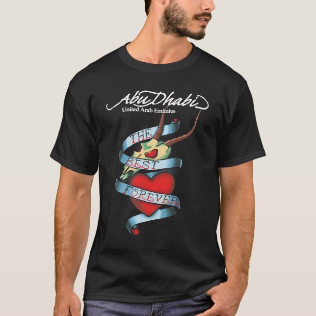 Camiseta Gráfico de Abu Dhabi Tatto (Frente)