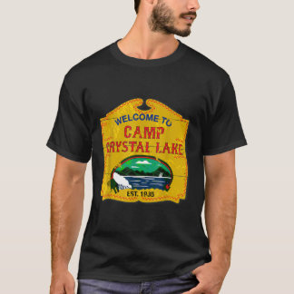 Camiseta Gráfico de acampamento Engraçado do Campo Crystal 