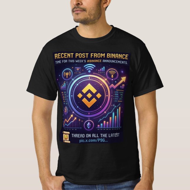 Camiseta Gráfico de Análise de Negociação de Cript (Frente)