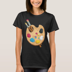 Camiseta Gráfico de Arte Pintura Pintura Pintura Trabalho d