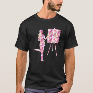 Camiseta Gráfico de Arte Pintura Pintura Pintura Trabalho d