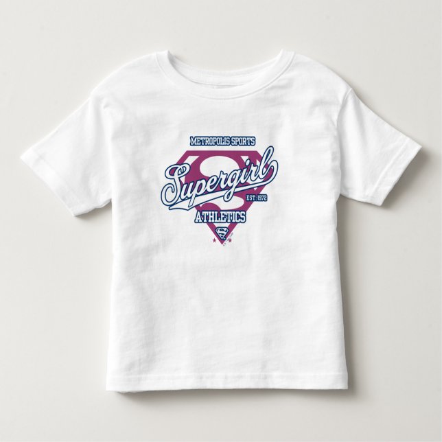 Camiseta Gráfico de atletismo da Supergirl Metropolis (Frente)