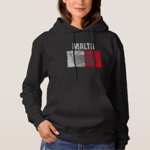 Camiseta Gráfico De Bandeira De Malta Distante Para Homens