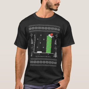 Camiseta Gráfico de Bar de Matemática da Carol Natal Feio 1
