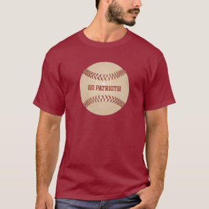 Camiseta Gráfico de Basebol com Distância da Mensagem Per