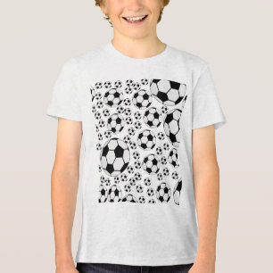 Camiseta Gráfico de Bola de Futebol Clássico Fã de Esportes