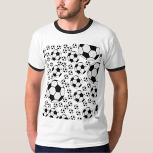 Camiseta Gráfico de Bola de Futebol Clássico Fã de Esportes