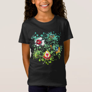 Camiseta Gráfico de bolhas de formulários Ben 10