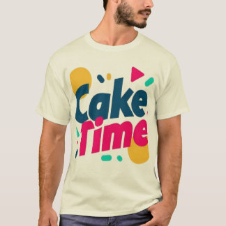 Camiseta Gráfico de bolo de aniversário divertido
