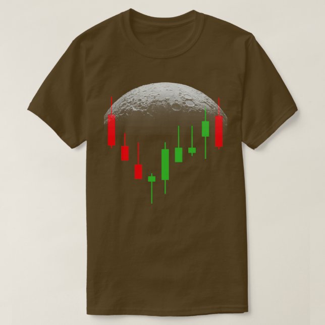 Camiseta Gráfico De Bolsa Criptográfica De Velas Cripto Par (Frente do Design)