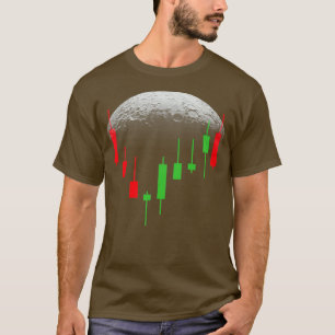 Camiseta Gráfico De Bolsa Criptográfica De Velas Cripto Par