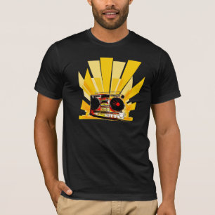 Camiseta Gráfico de Boombox