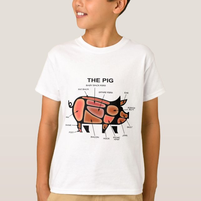 Camiseta Gráfico de Botões de Porte (Frente)