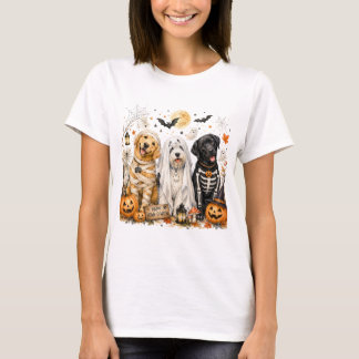 Camiseta Gráfico de cachorro fofo de Halloween