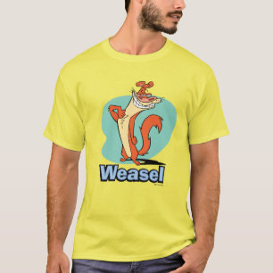 Camiseta Gráfico de Caractere Ortográfico de Weasel