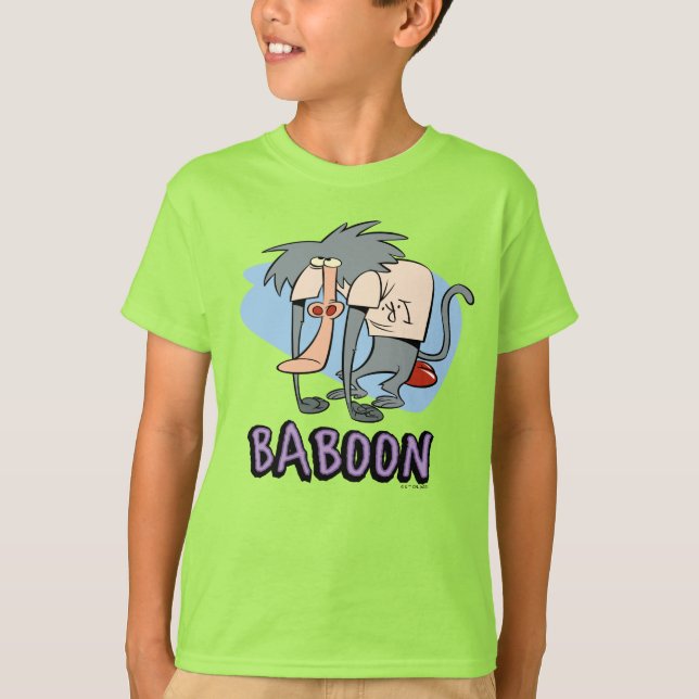 Camiseta Gráfico de Caracteres Baboon I.R. (Frente)
