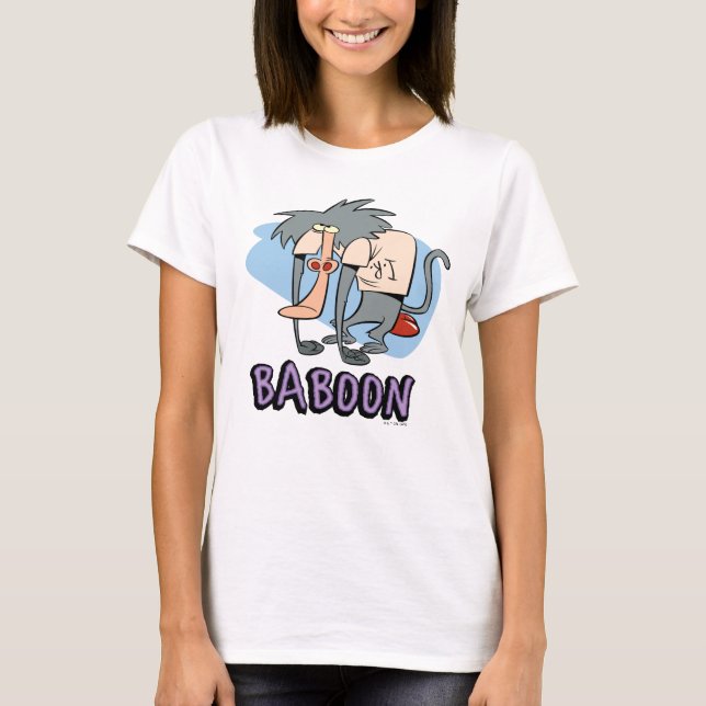Camiseta Gráfico de Caracteres Baboon I.R. (Frente)