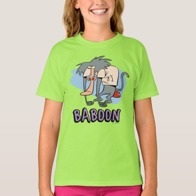 Camiseta Gráfico de Caracteres Baboon I.R. (Frente)