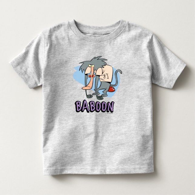 Camiseta Gráfico de Caracteres Baboon I.R. (Frente)