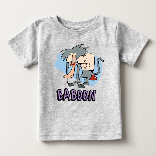 Camiseta Gráfico de Caracteres Baboon I.R. (Frente)