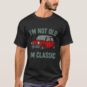 Camiseta Gráfico de Carro Engraçado. Design de Piada do p