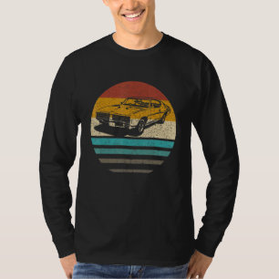 Camiseta Gráfico de Carros Ultramarinos Retro Vintage - Mul