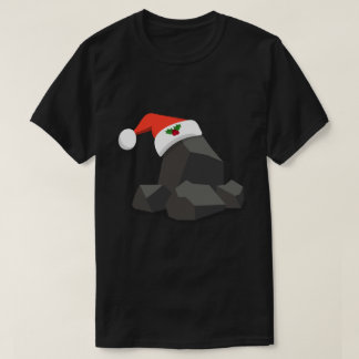 Camiseta Gráfico de carvão de Natal engraçado