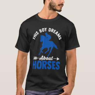 Camiseta Gráfico De Cavalos Para Homens E Cavalos 1