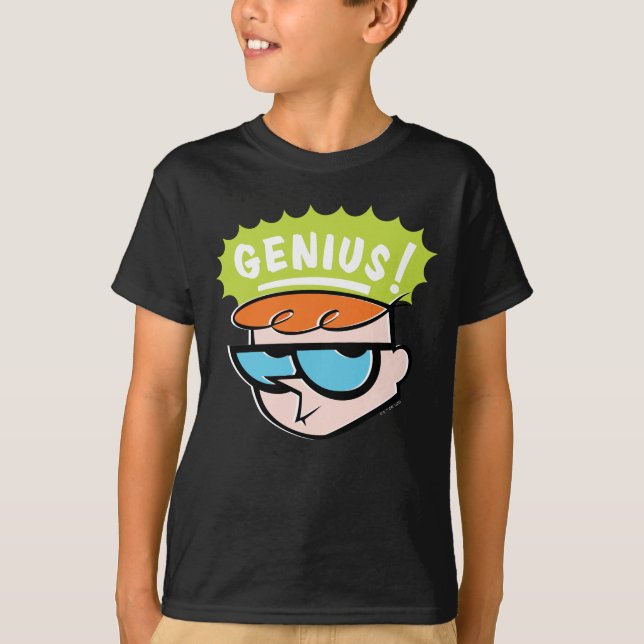 Camiseta Gráfico de Chamada Dexter "Genius" (Frente)