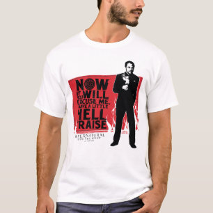 Camiseta Gráfico de Citação de Crowley Supernatural