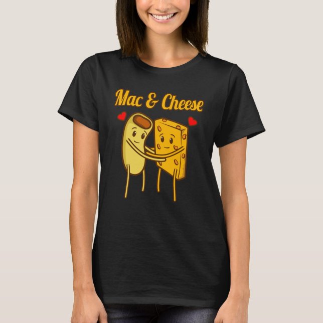 Camiseta Gráfico de Comedores De Comida Mac E Queijo (Frente)