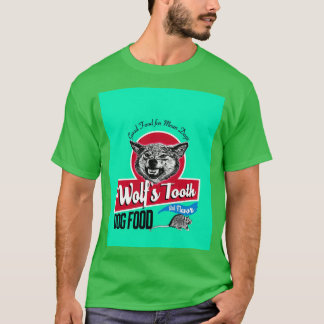 Camiseta Gráfico de Comida dos Cachorros dos Wolfs