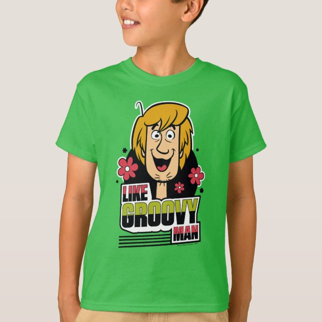 Camiseta Gráfico de "Como o Homem de Groovy" (Frente)