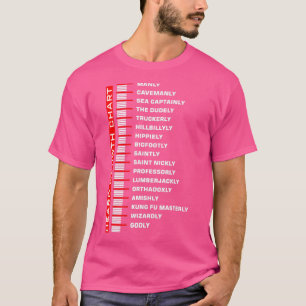 Camiseta Gráfico de crescimento de barba engraçada