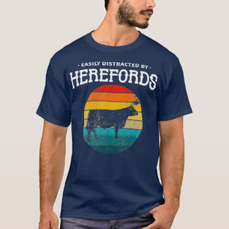 Camiseta Gráfico de Criação de Hereford Cattle, facilmente 