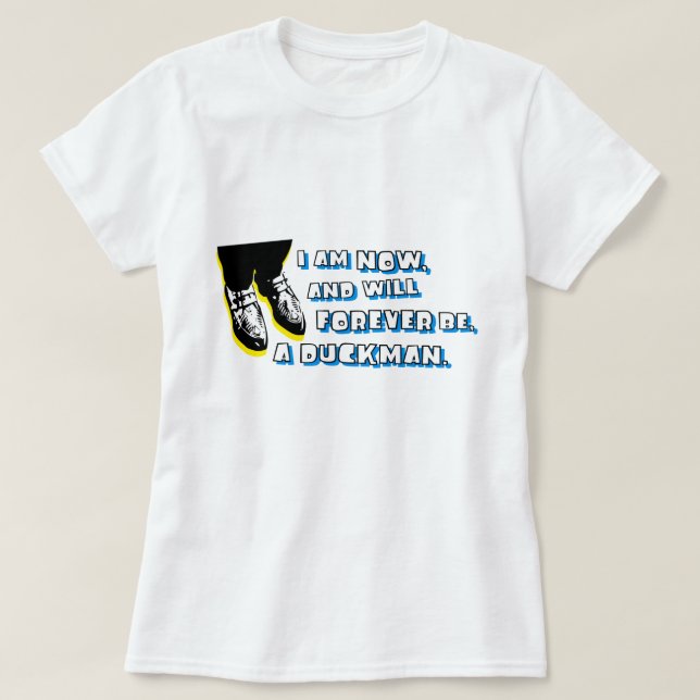 Camiseta Gráfico de cultura Pop Duckman 80s (Frente do Design)