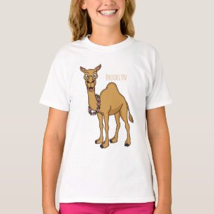 Camiseta Gráfico de desenhos do camelo feliz