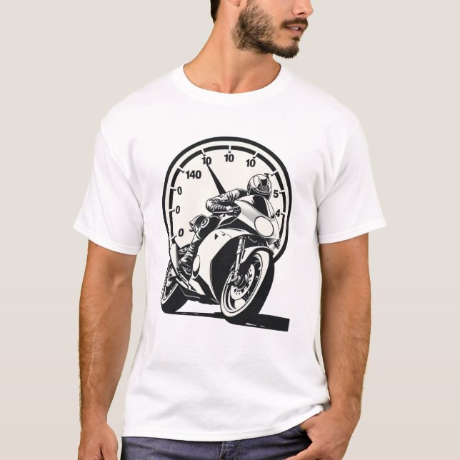 Camiseta Gráfico de discagem rápida  (Frente)