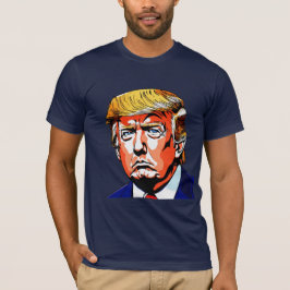 Camiseta Gráfico de Donald Trump Bold & Icônico