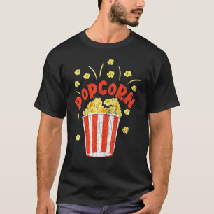 Camiseta Gráfico de Éater de Milho Retro Pop da Popcorn
