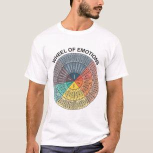 Camiseta Gráfico de Emoção de Rodas Terapêutica Mental