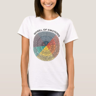 Camiseta Gráfico de Emoção de Rodas Terapêutica Mental