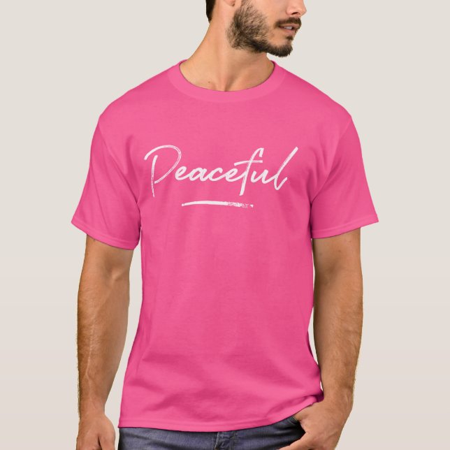 Camiseta Gráfico de Emoções Pacíficas para Sentimentos Autê (Frente)