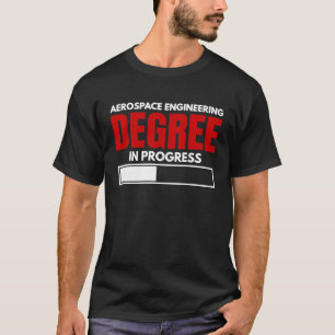 Camiseta Gráfico de Engenharia Aeroespacial em Andamento
