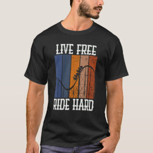Camiseta Gráfico de Estoque de Tema do Rollercoaster do Dur