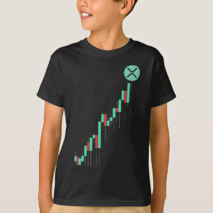 Camiseta Gráfico De Estoque De Vintagem Ripple A Moeda XRP