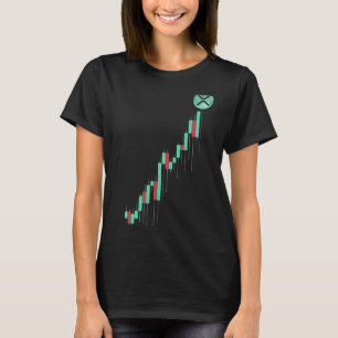 Camiseta Gráfico De Estoque De Vintagem Ripple A Moeda Xrp