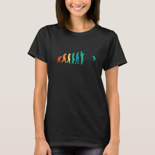 Camiseta Gráfico de Evolução Pescador Hobby Pescador Vara d