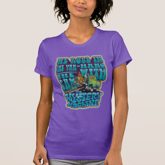 Camiseta Gráfico de Fam de Máquina Misteriosa do Groovy (Frente)